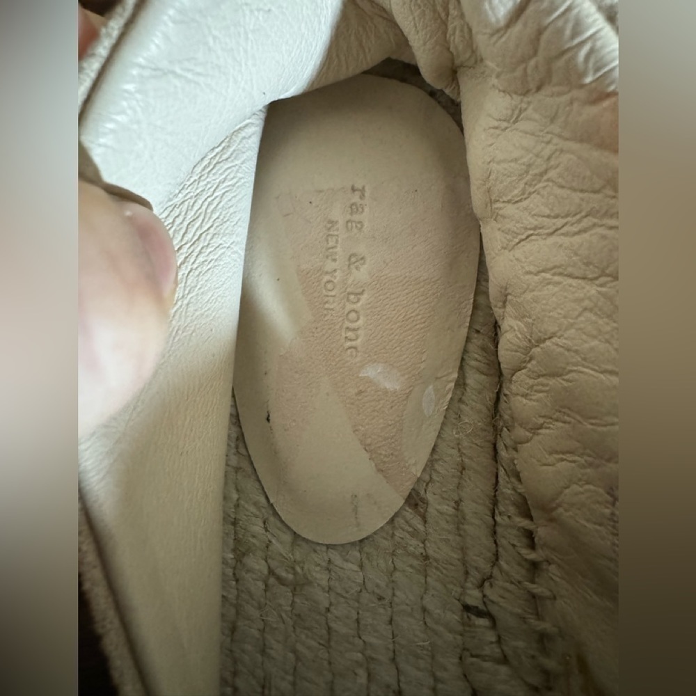 Rag & Bone New York Espadrille Runner - Suede Slip-On Flat 7 - Picture 11 of 14